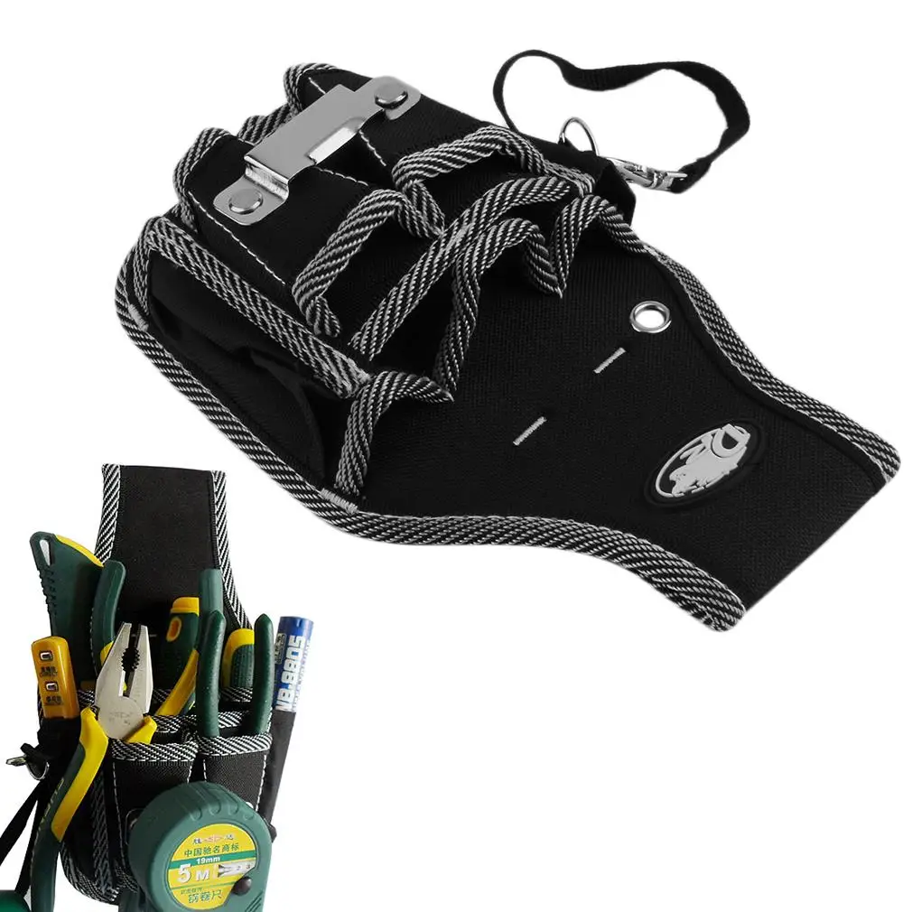 Multifunctional 9 in1 Electrician Waist Pocket Tool Belt Pouch Bag