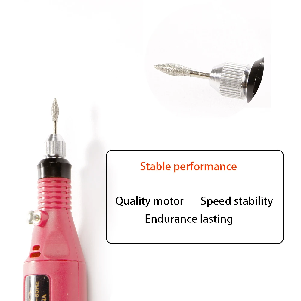  Electric Manicure Machine Nail Drill Bits Set Milling Drill Bits Pedicure Polishing Machine Gel Cut