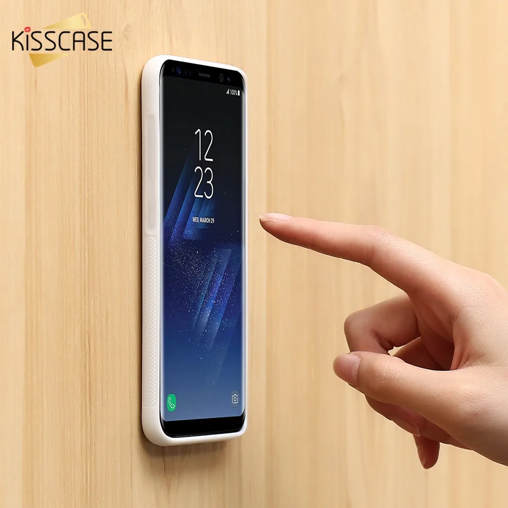 Анти-Гравитация адсорбции силиконовый чехол для samsung S9 S8 S7 S6Edge плюс S5 KISSCASE Телефон