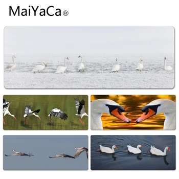 

MaiYaCa White goose on the Snow Anti-Slip Durable Silicone Computermats Size for 30x90CM Speed Version Gaming Mousepads