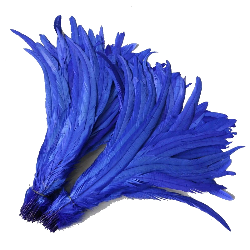 Buy 500pcs Royal Blue 35 40cm 14 16inch Colourful Cock