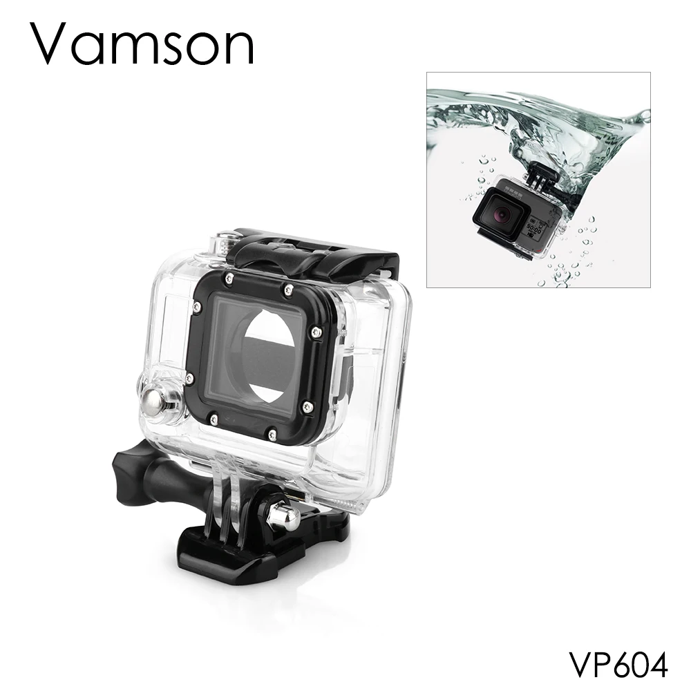 Vamson для GoPro аксессуары 35 М Подводная защита Водонепроницаемый корпус чехол для Go pro HD Hero 3 Экшн-камера VP604