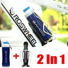 2014 Portable Outdoor Bike Bicycle 350ml Double insulation Sports Drink Jug Water Bottle+Adjustable Bicycle Water Bottle Holder