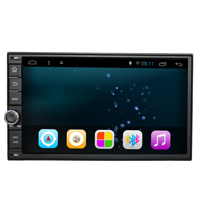 7" 2Din 1024*600 Android 4.4 Car Tap PC Tablet  2 din Universal  For Nissan GPS Navigation BT Radio Stereo Audio Player(No DVD)