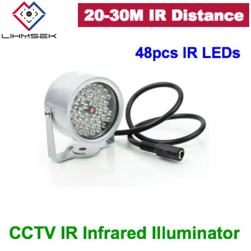 

Lihmsek Cheap Factory Price 48 LED illuminator Light CCTV IR Infrared Night Vision For Surveillance Camera, Free Shipping