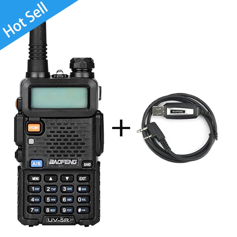 Рация Baofeng UV5R Ham двухстороннее радио Walkie Talkie двухдиапазонный трансивер(черный - Цвет: 5RXPX