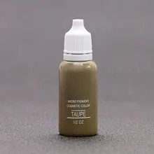 Татуировки чернила профессиональный Перманентный пигмент подводка для глаз 1/2 унций 15 мл 1 шт