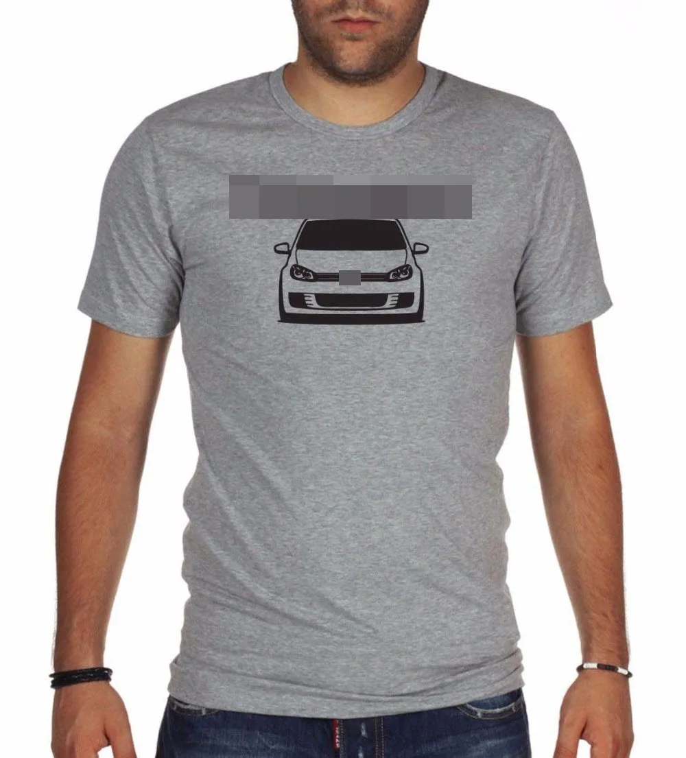 Мужская футболка с принтом хлопок Gti Mk7 Винтаж Лидер продаж футболка тurbo R R32 автомобильные вентиляторы Mk6 Рождества изготовленные на заказ футболка