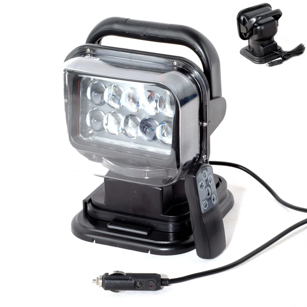 50W LED Auto Suchscheinwerfer Search Arbeitsscheinwerfer Lampe Fernbedienung❤ 