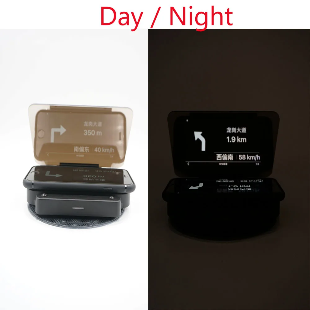 Universal Smart Cell phone Holder Mount Head Up Display Car HUD Phone GPS Navigation Wireless Charger Stand For iPhone 8 Plus X
