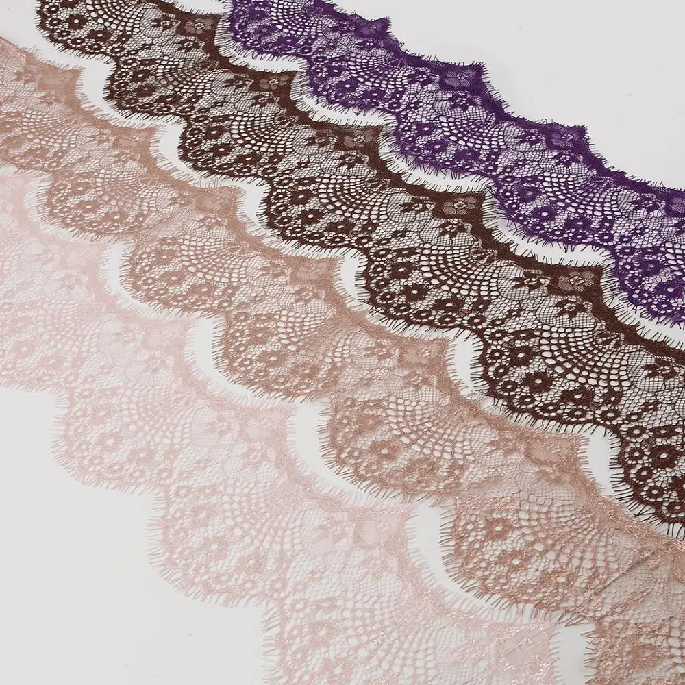 

Artisanat 9.5cm 3 yards 10 Colors Optional Flower Embroidery Lace Fabric Trim Ribbon DIY Handmade Materials