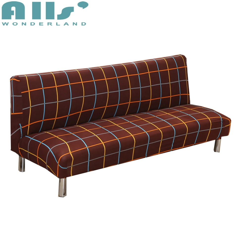 Brown Covering For Sofa Bed Universal Stretch Armless
