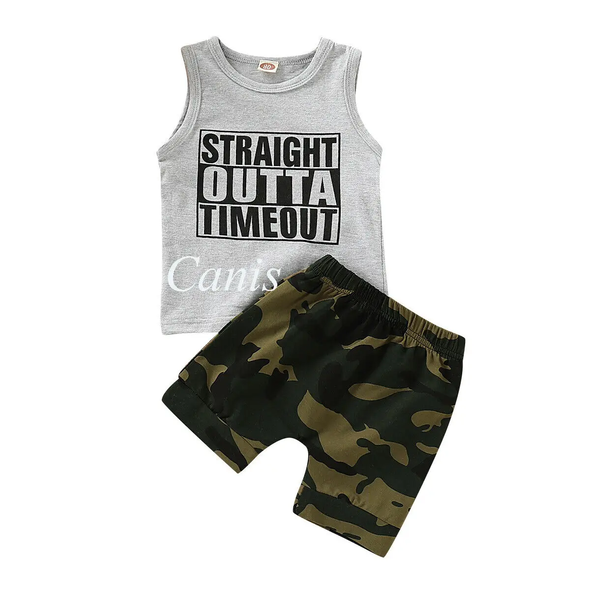 Baby Boys Outfits,2PCS Toddler Infant Boys Kids Summer Dinosaur Print Sleeveless Vest Tank Top+Shorts Outfit Set Clothes