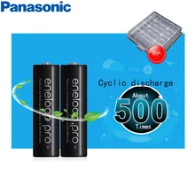 Panasonic 1.2V 2500mAh NI-MH AA rechargeable battery For Flashlight Camera Toy remote control PreCharged high capacity Battery