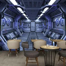 Космическая капсула КТВ декоративная фреска на заказ отель обои спальня Фреска Мода Ресторан украшения обои