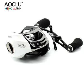 

AOCLU super smooth Baitcasting Reel 7+1 stainless steel ball bearings Max Drag Power to 8KG Right/Left Handed Fishing Reel