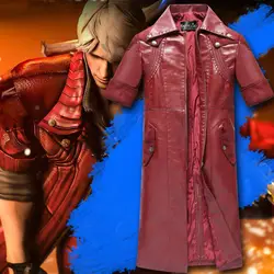 Игры Devil May Cry 4 Данте плащ-пыльник Косплэй DMC осень и зима костюм