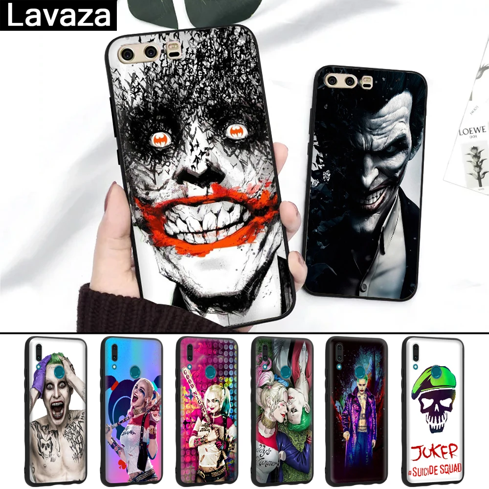 

Lavaza 20FF Suicide Squad Joker Harley Quinn Silicone Case for Huawei P8 Lite 2015 2017 P9 2016 Mini P10 P20 Pro P Smart 2019