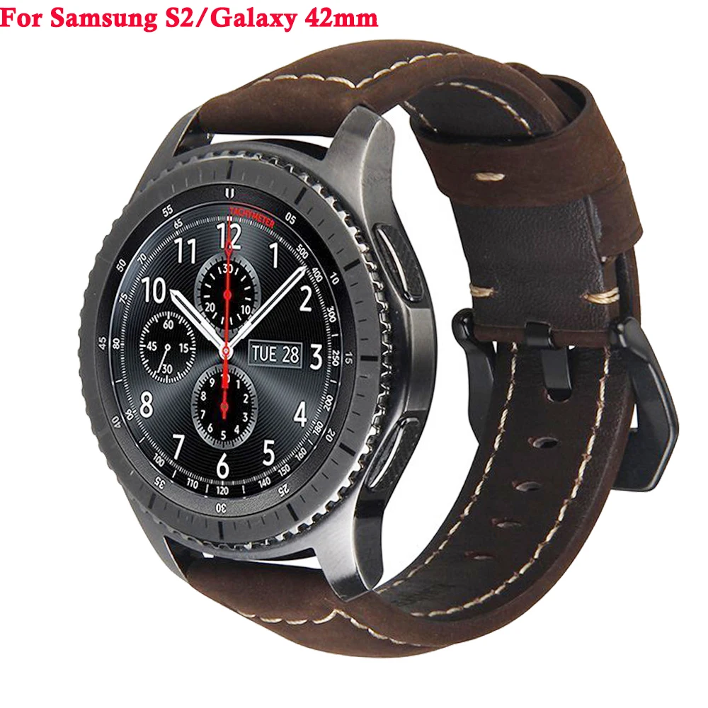 Ремешок кожаный для Samsung Gear S2 Classic/Frontier samrt 42 мм|Ремешки часов| |