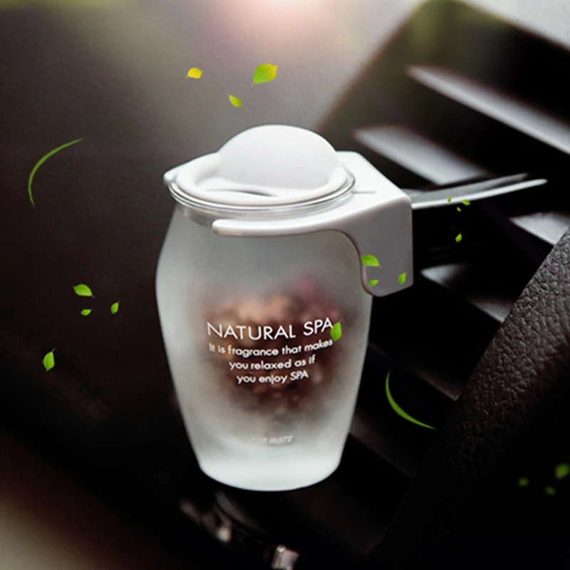 Zeolite automobile air conditioner air outlet perfume clip car