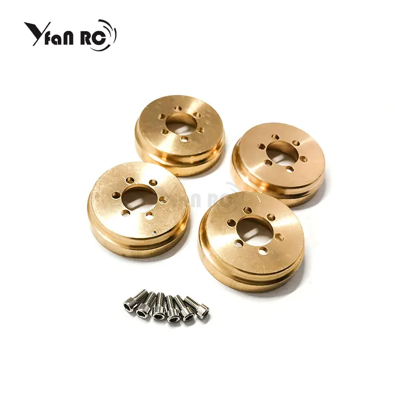 

2PCS Brass 64g Internal Counterweight for 1.9 2.2 inch Wheel Rims Axial SCX10 90046 D90 TF2 TRX4 free shipping