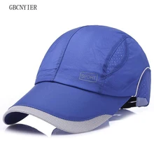 

GBCNYIER Fashion Spring Sport Hat Adjustable Cotton Baseball Cap Unisex Quick Dry Male Visor Bone Brim Women Visor Breathable
