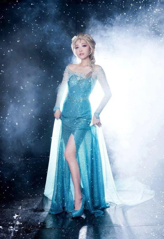 reine des neiges perruque