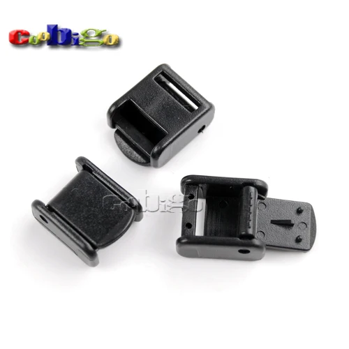 1000pcs Pack 3/8" Webbing Plastic Cam Lock Buckle Black Toggle Clip