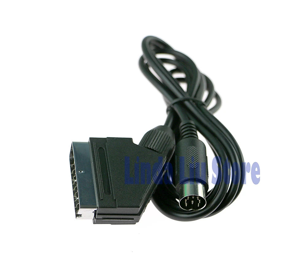 ChengChengDianWan 1 8 м RGB Scart видео кабель ТВ ведущий MD для Sega Genesis Mega Drive MD1 PAL V pin 2 шт./лот|md|md