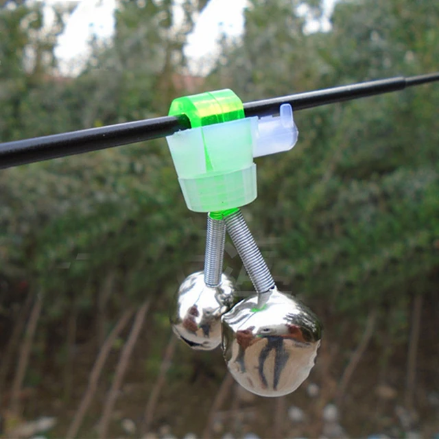 5 Pcs/pack Fishing Bite Alarms Fishing Rod Bells Rod Clamp Tip