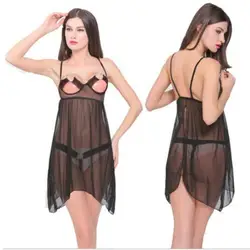 Эротическое белье для женское сексуальное нижнее белье Порно Babydoll платье Горячая кружевной открытый бюстгальтер открытой промежностью