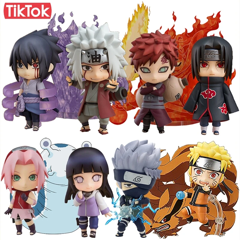 Nendoroid Наруто 682 Саске Учиха 707 Учиха Итачи 820 Jiraiya 886 Сакура 833 Gaara 956 игрушка фигурка Модель Кукла подарок