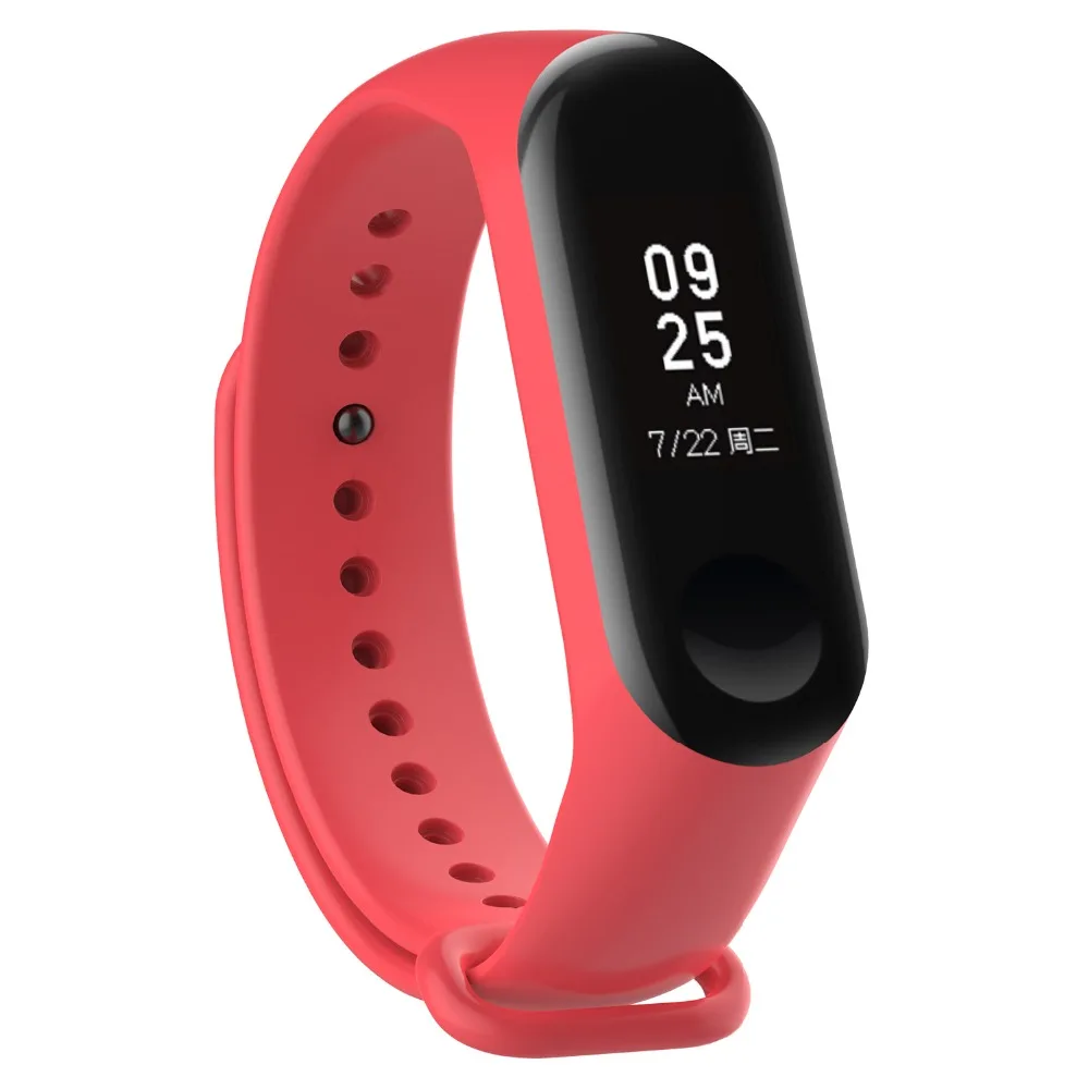 Браслет для Xiaomi mi Band 4 M4 M3 спортивный ремешок силиконовый ремешок для оригинального mi band 3 умные аксессуары