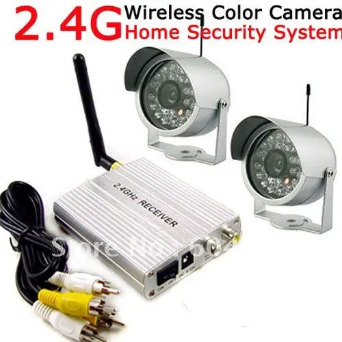 Free Shipping!!!!!!Home 2.4G Wireless Color Video Camera Outdoor