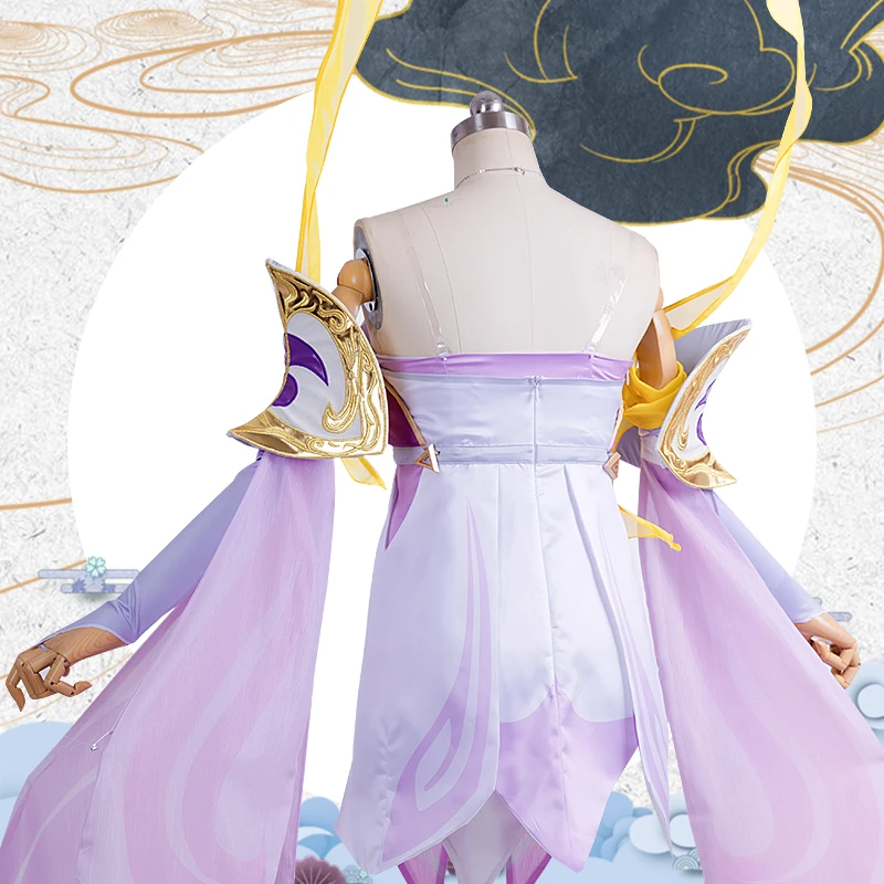 Горячая игра Арена доблести маскарадный костюм Chang'e классическая форма королевской славы холодной Луны принцесса Лолита платье H