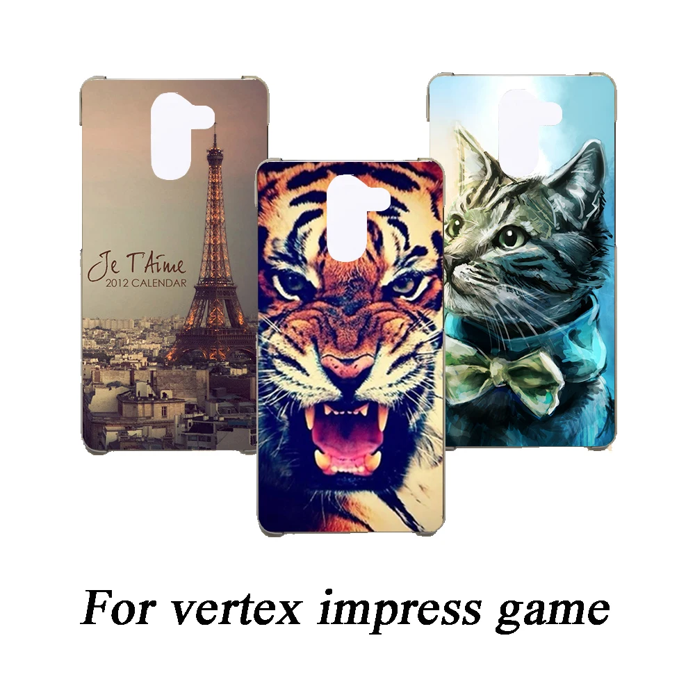

Soft Tpu Phone Case For Vertex impress game Cases Silicone Painted Wolf Eiffel Fundas Sheer For Vertex impress game Back Cover