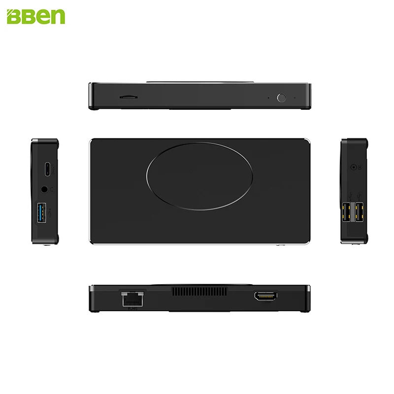 BBEN MN17A Stick Mini PC Windows 10 Intel Celeron Quad core Apollo N3450 4 ГБ Оперативная память 32 eMMC Тип C SSD слот LAN