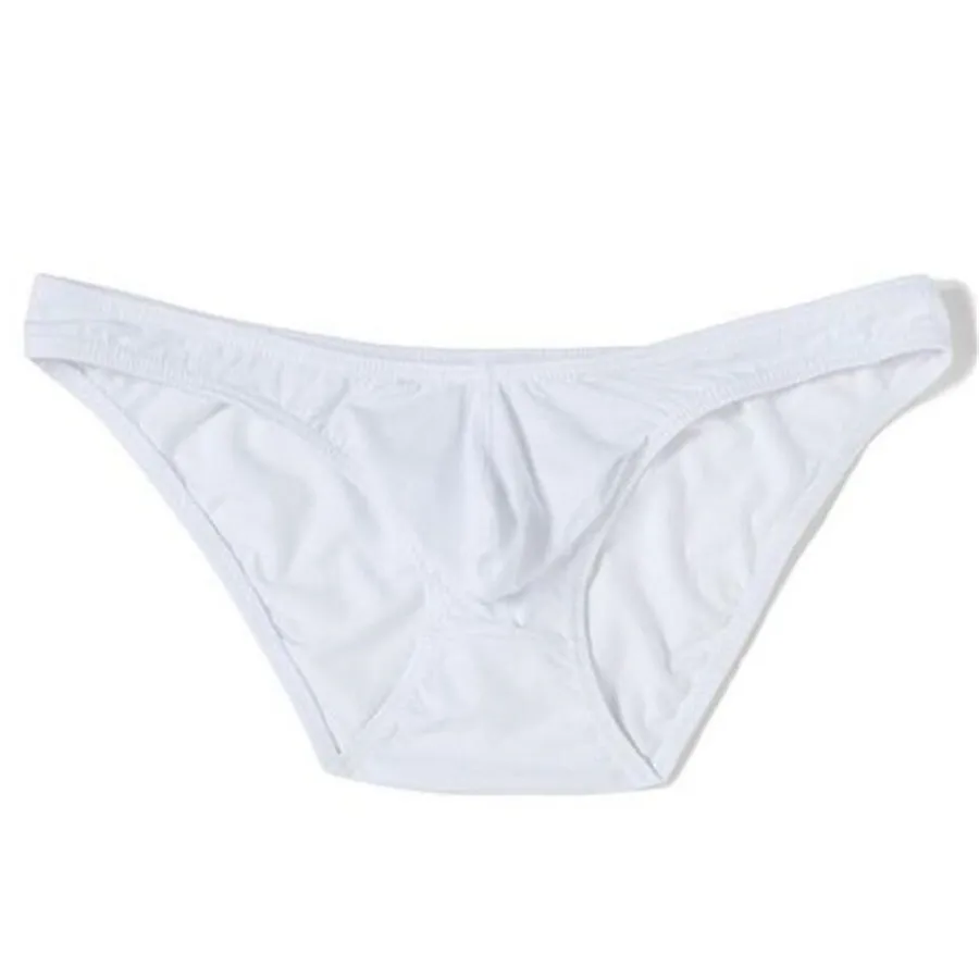 1 PCS Solid Color Seamless Mens Underwear Low Waist Men's Cotton Briefs