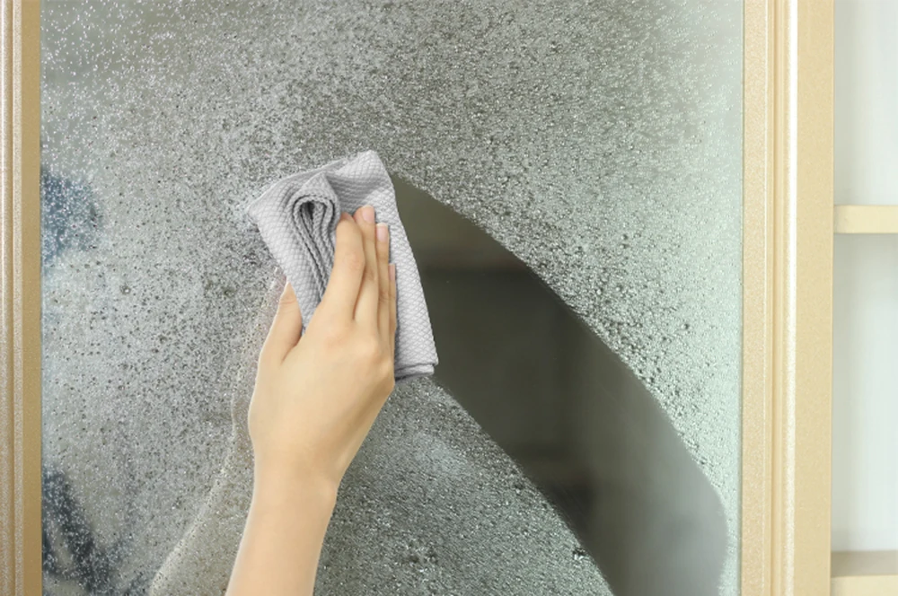 Sunland салфетка для чистки очков из микрофибры для приборов из нержавеющей стали, полировочное полотенце для винного окна, серый цвет, 16inx16In, 6 шт