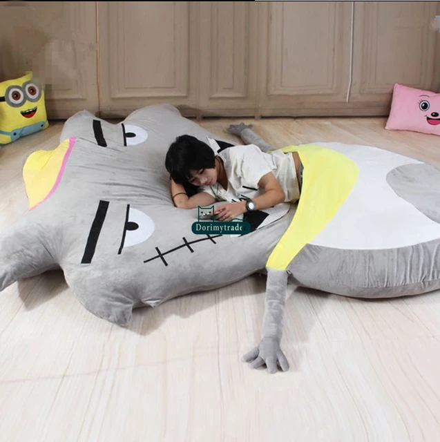 Dorimytrader 220cm X 170cm Hot Cartoon Wolf Beanbag Plush Soft Jumbo Bed Sofa Tatami Mattress With Dorimytrader 220cm X 170cm Hot Cartoon Wolf Beanbag Plush Soft Jumbo Bed Sofa Tatami Mattress With