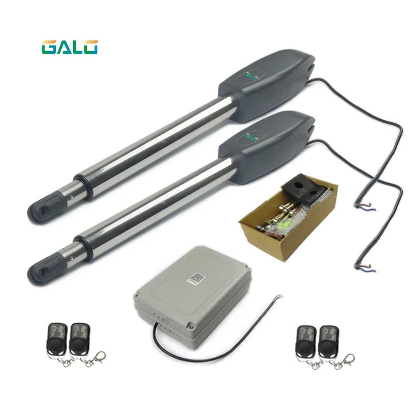 GALO KPM-C02 сверхмощный двойной автоматический набор для открывания ворот для распашных ворот до 20 футов - Цвет: E