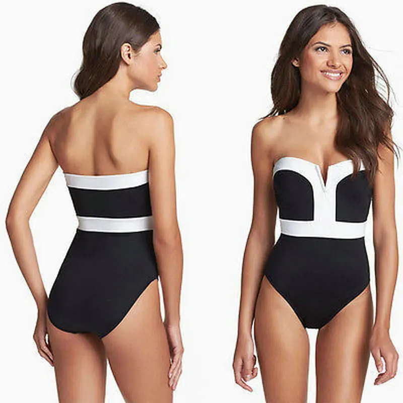

Aipbunny Stylish One Piece Swimsuit Monokini 2017 Trikini Women Swimwear Strapless Bikinis Piscina Bodysuit Bathing Swim Suits