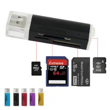 USB2.0 Micro SD кард-ридер внешний TF флэш-карты адаптер MCC Многофункциональный кард-ридер