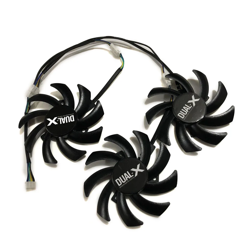 1 комплект PLD09210S12HH GPU VGA кулер вентилятор для сапфир R9 390 8G PRO 390X D5 OC Tri X 290 Видеокарта