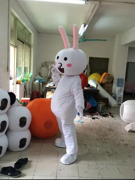 Cosplay&ware Brown Bear Mascot Costume Teddy And Rabbit Adult Size Fast -Cosplayware Store