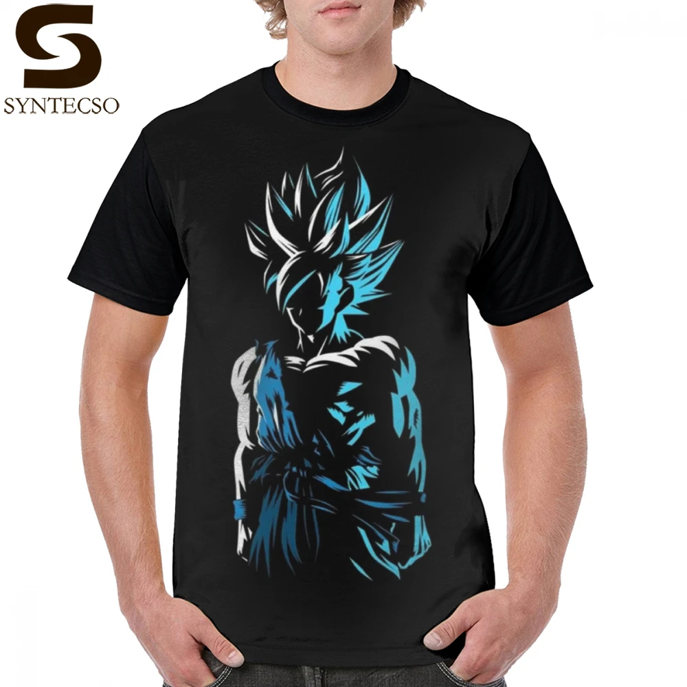 

Goku T Shirt Dragon Ball Super Goku Ultra Instinct T-Shirt Plus size Mens Graphic Tee Shirt Funny Printed Streetwear Tshirt