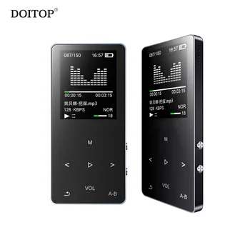 DOITOP Portable 8GB Metal Hifi MP3 Player Lossless Stereo Music Sport Walkman Built-in Speaker MP3 Audio Player With FM TF Card