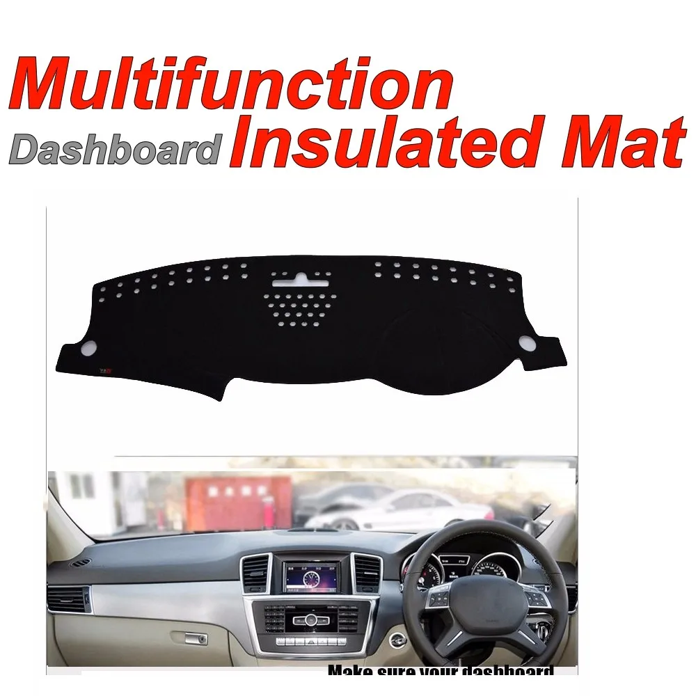 Dashboard Mat Insulated Original Factory Shape pad Protection Cover Carpet Dashmat For Mercedes Benz ML MB W166 350 400 550 63