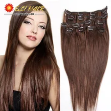 Brazilian Virgin Hair Clip In Human Hair Extensions Full Head 70g-120g Clip In Brazilian Hair Extensions Remy Human Hair Clip in