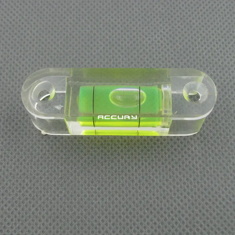 (50 pieces/Lot) Plastic Water level Indicator Mini bubble level spirit